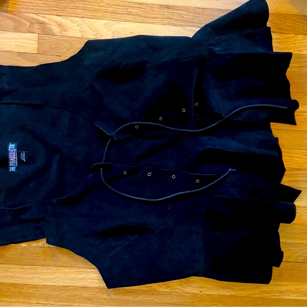 Black Suede Vest